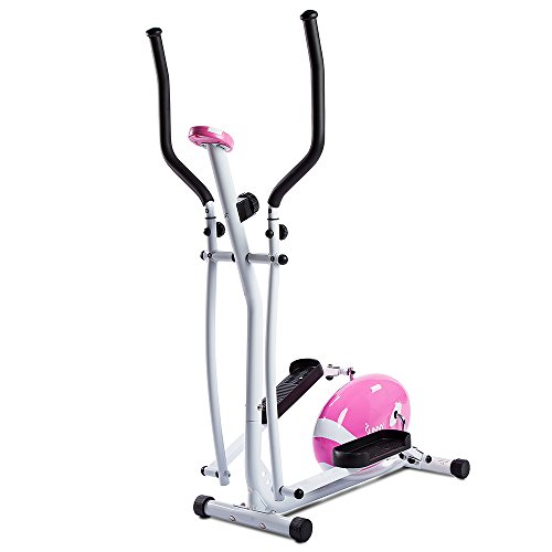 Sunny Health&Fitness P8300 Pink Magnetic Elliptical Trainer