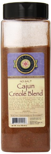 Spice Appeal Cajun Creole Blend No Salt, 16 Ounce