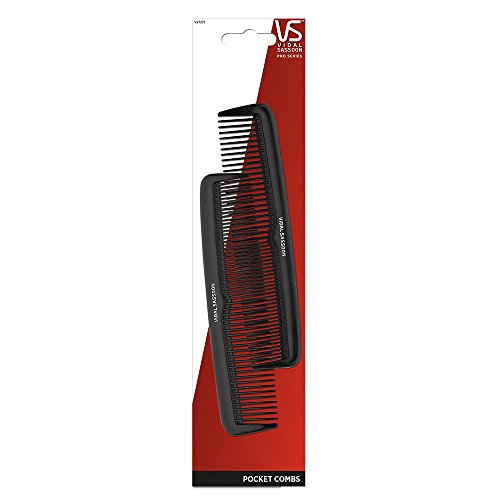 Vidal Sassoon 5-inch Pocket Combs, 2 Count