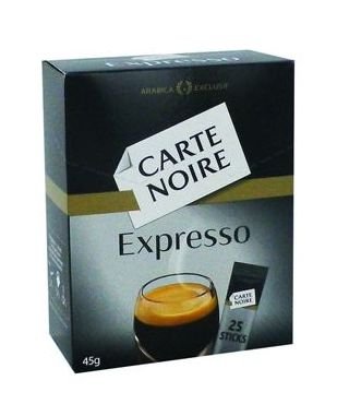 Carte Noire Instant Coffee Gourmet coffee from France 25 sticks Espresso