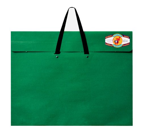 Star Products Classic Dura-Tote Portfolio 20-Inch by 26-Inch, Green with Reclosable Fastener