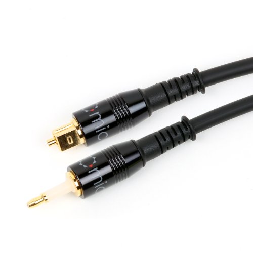 Micca Premium Optical Digital Audio Cable Toslink-to-Mini 2-Meter (6ft)
