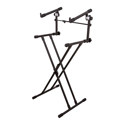 On-Stage Stands Deluxe X 2-Tier Keyboard Stand