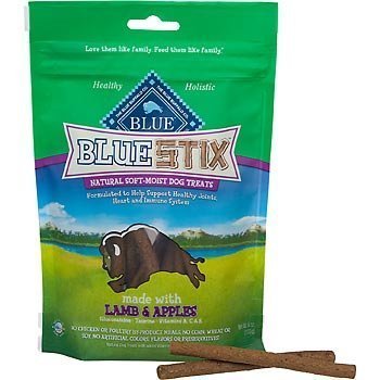 Blue Buffalo Blue Stix Lamb & Apples Dog Treats, 6 oz(2Pack)