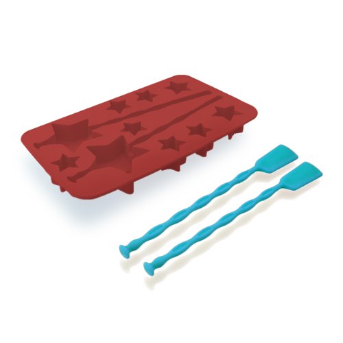 HomeFlav Ice Cube Tray with Stirrer