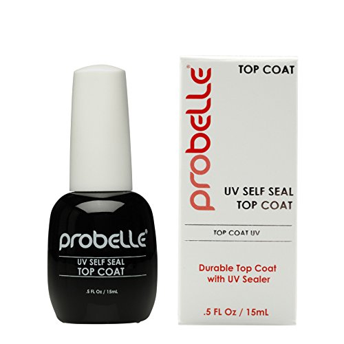 Probelle UV Self Seal Top Coat Longer Lasting Manicure, .5 Fluid Ounce