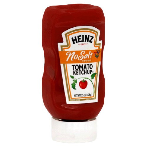Heinz, Ketchup No Salt, 14.25-Ounce(Pack of 12)