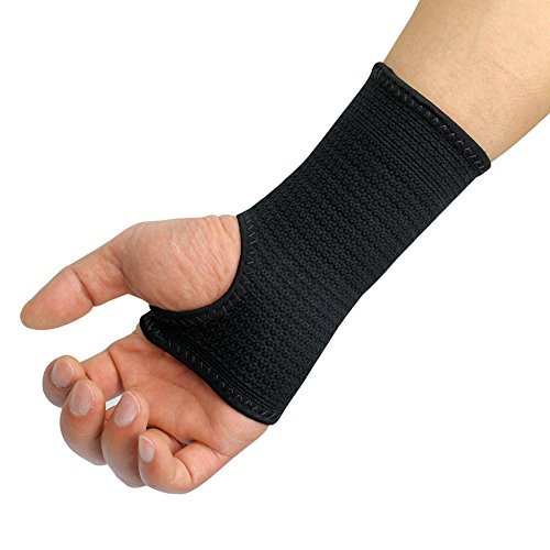 Kuangmi Breathable Antislip Simple-style Palm Wrist Support Glove (Large)