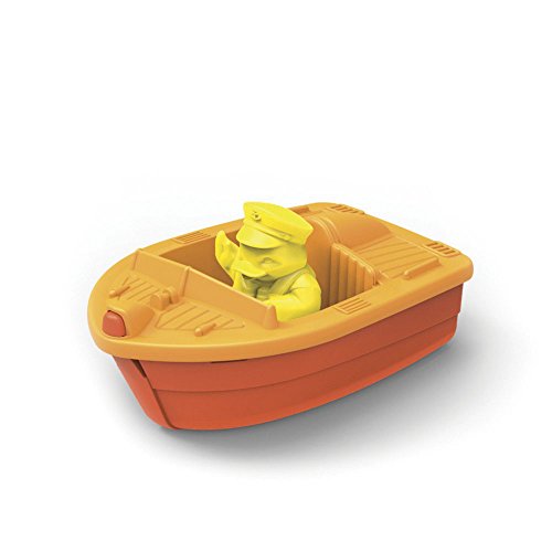 Green Toys Race Boat - Orange