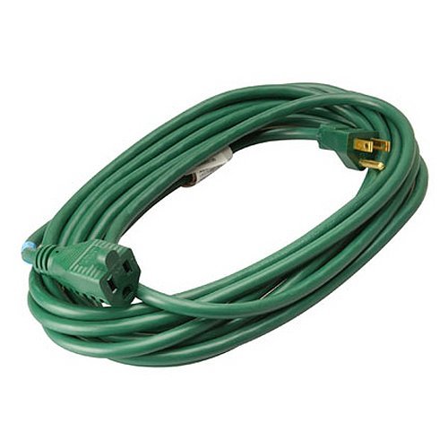 Master Electrician 02352-05ME 20-Foot 16/3 Vinyl Landscape Outdoor Extension Cord, Green 20-Feet