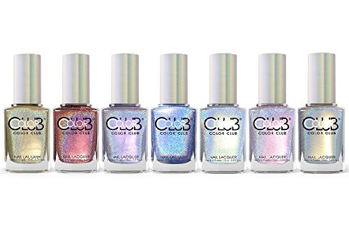 Color Club Halo Hues Collection Fall 2015 Holographic Nail Lacquer Set of 7