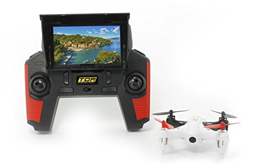 TDR Robin 5.8G FPV with Built-in 4.3 LCD and Pop-up Sunshade 2MP 720P HD Camera and 4G MicroSD RC Drone Quadcopter RTF