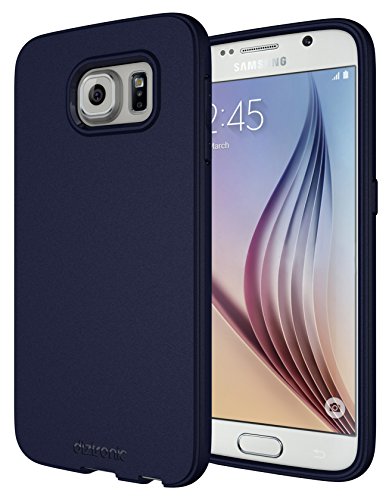 Galaxy S6 Case, Diztronic Full Matte Flexible TPU Case for Samsung Galaxy S6 - Navy Blue (GS6-FM-BLUE)