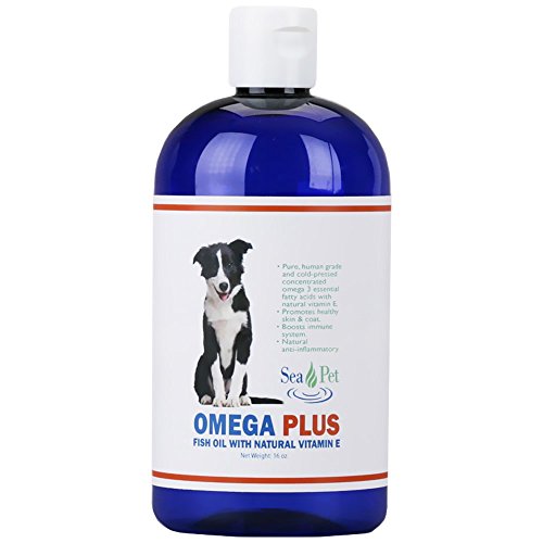 Sea Pet Omega Plus Fish Oil With Natural Vit E, 16 Fl.oz