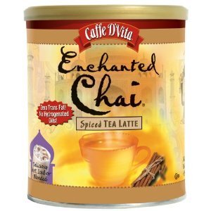 Caffe D'vita Tea Latte Spiced, Enchanted Chai 16 OZ (Pack of 18)