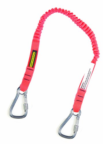 Gear Keeper TL1-3021-10 3/4 Super Coil Personal Tool Tether/Lanyard with Double Stainless Steel Locking Carabiner, 21 - 42 Length (Pack of 10)
