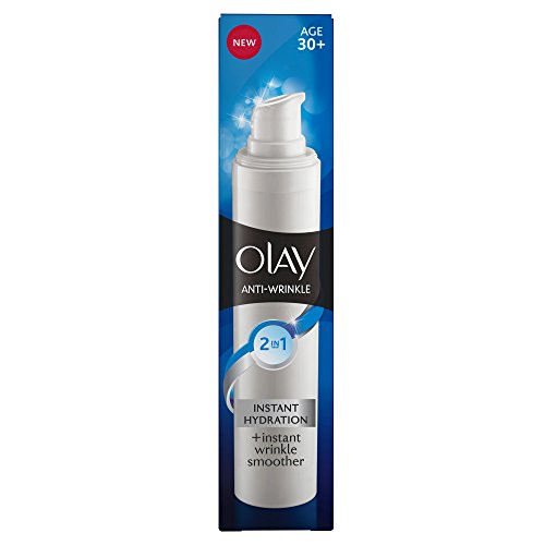 Olay Anti-Wrinkle 2-in-1 Instant Hydration and Instant Wrinkle Smoother Moisturiser, 50 ml