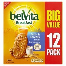 Belvita Breakfast Milk And Cereal Biscuits X 12 Pack 600G