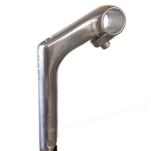 1 Quill Stem x 80mm Length, Polished Silver (22.2mm Clamp Diameter)