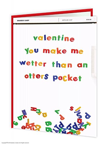 Funny Rude Humorous 'Wetter Than An Otters Pocket' Valentine's Day Greetings Card