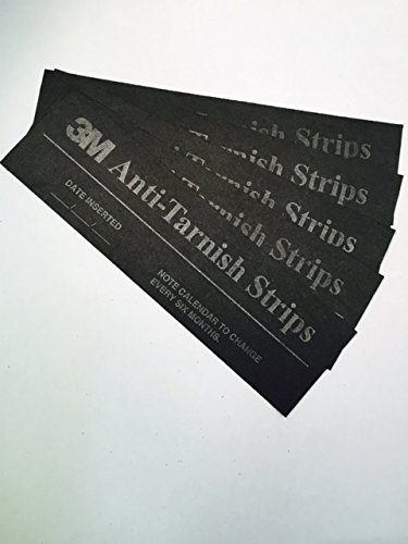 3M Anti-Tarnish Paper Silver Protector 2x7 Inch (25 Strips)