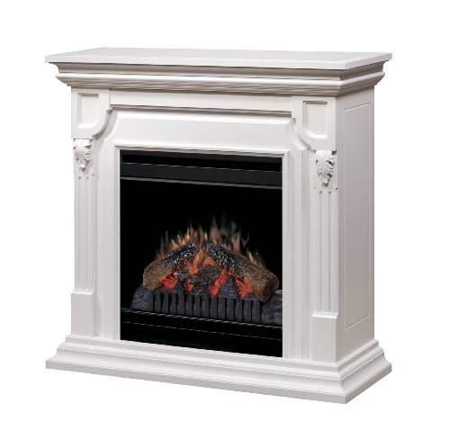 Dimplex Warren Convertible Electric Fireplace, CFP3902W, White