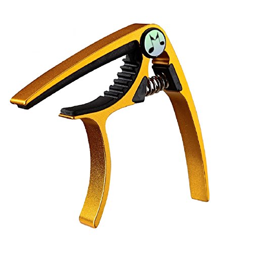 Acoustic Guitar Capo - Musicians Recommended Capo for Acoustic,Electric or Classical Guitar - Perfect for Banjo and Ukulele - Lightweight Aluminum Comparable to Jim Dunlop,Bill Russell,Kyser or Shubb