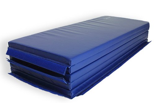 Bonded Foam Gymnastics Mat - 5' x 10' x 2 V-4 Blue