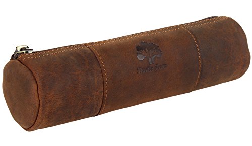Vintage Style Pen Pencil Case Leather Pouch for Students Professional and Artists By Rustic Town