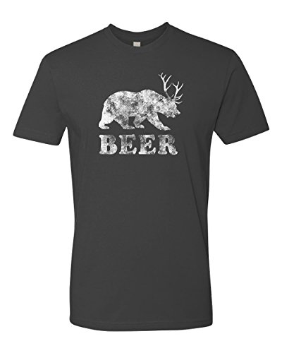 Panoware Men's Beer Bear Deer Funny T-Shirt