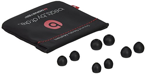 Monster 5 Sizes Replacement Earbuds Tips Ear Gels Bud Cushions for Dr. Dre Monster Beats Stereo Headset