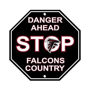 Atlanta Falcons Stop Sign