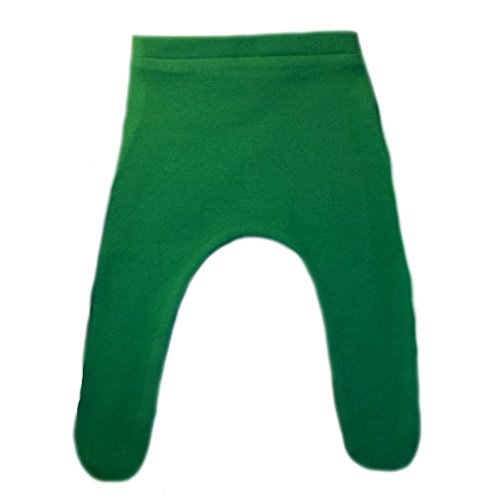 Jacqui's Baby Girls' Cotton Knit Tights with Elastic Waist - Lots of Colors, 3-6 Months, Kelly Green