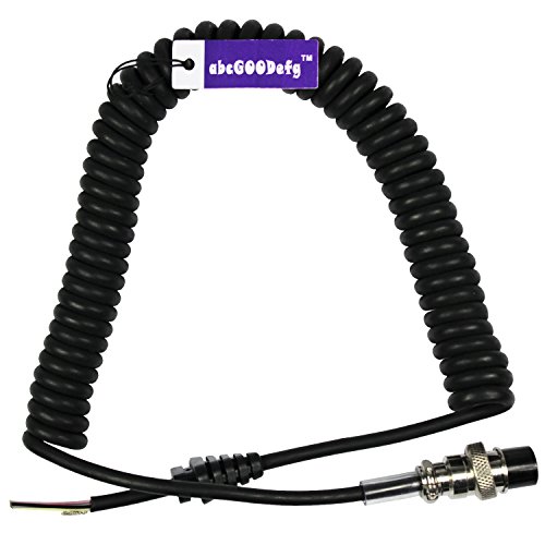 abcGOODefg® 8 Pin Speaker Mic Cable Line Cord for Kenwood TM-231 TM-241 ICOM HM-36 IC-449C 229C Radio