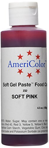 Americolor Soft Gel Paste, 4.5-Ounce, Soft pink