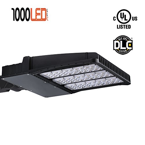 1000LED 300W LED Shoebox Light Packing Lot Light AC 347 - 480V 5700 Kevin 33600 Lumens Arm Mounting UL DLC approval