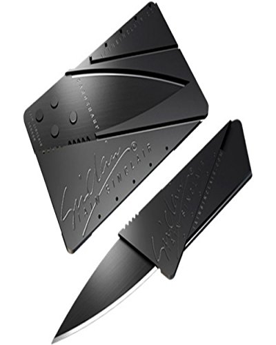 Aminori - Portable Folding Credit Card Knife - Unlockable folding blade - Blade under 3 inches