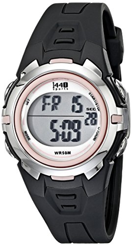 Timex Women's T5K683 1440 Digital Watch with Resin Strap