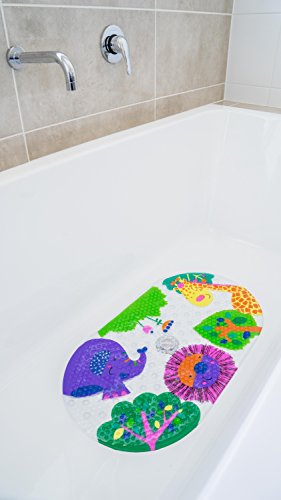 Safest Non-Slip Baby Bath Mat for Tub - Perfect for Bathroom and Kids - Money Back Guarantee