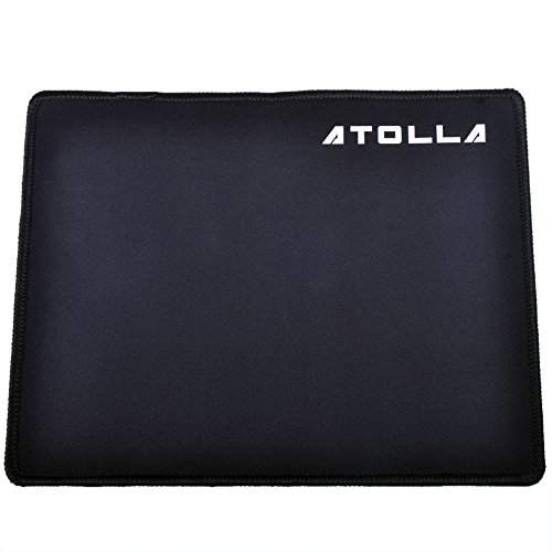Mouse pad, ATOLLA Comfortable Gaming MousePad 10x8 inches (Black)
