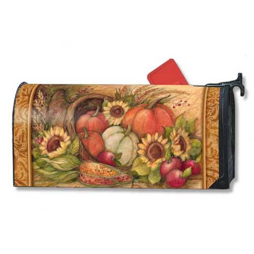 Mailwraps Fall Abundance Magnetic Mailbox Cover #04082