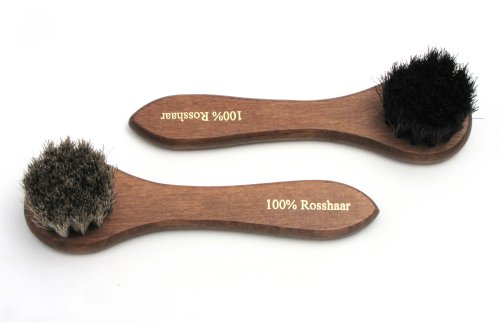 Dauber Application Brush Pack Black and Natural 100% Horse Hair