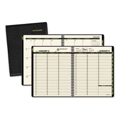 AT-A-GLANCE 2014 Weekly and Monthly Appointment Book, Black, 6.88 x 8.75 inches (70-951G-05)