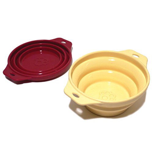 Rosewood Pet Stuff Collapsible Travel Bowl (Colour May Vary)