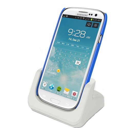 RND Dock for Samsung Galaxy Note 2 with AUDIO OUT and Dock Mode (compatible without or with a slim-fit case)