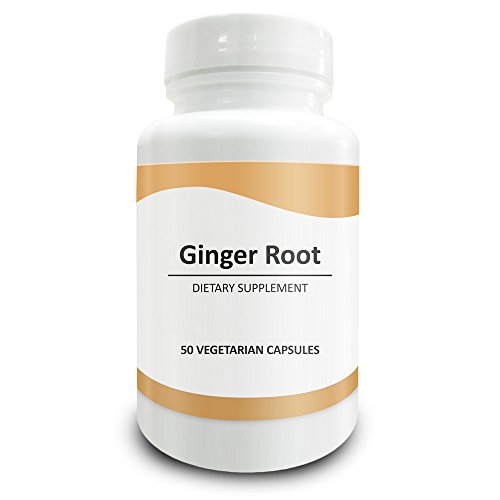 Pure Science Ginger Root S.E 5% 700mg - Relief for Nausea, Gas Accumulation, Inflammation and Lipid Peroxidation - 50 Vegetarian Capsules