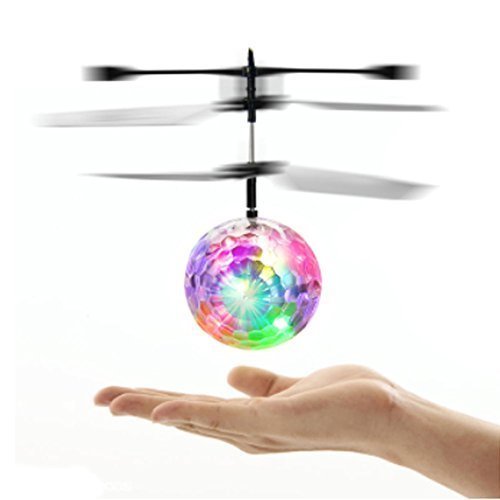 Rascal Mini Children Flying RC Ball Led Flashing Light Aircraft Helicopter Infrared Induction RC Toy
