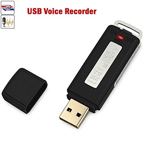Spy Gadget® Best USB Flash Drive- USB Voice Recorder- Memory Stick- Thumb Drive- Dictaphone - Pendrive - Compatible with Windows, Mac, PC. 30 Days Money Back Guarantee!!! (4GB)