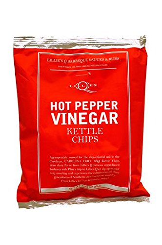 Lillie's Q Kettle Chips, Hot Pepper Vinegar, 6.0 oz bag