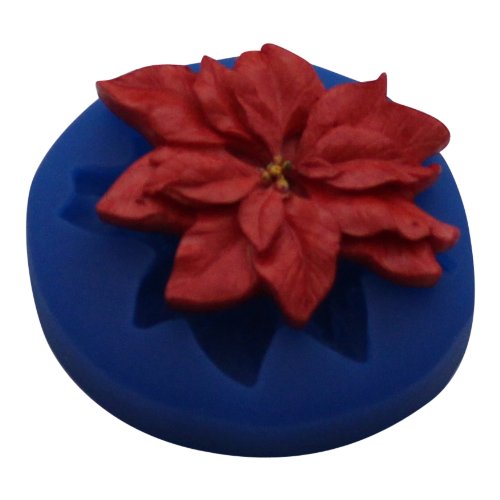 First Impressions Molds FL335 Silicone Mold, Small Poinsettia